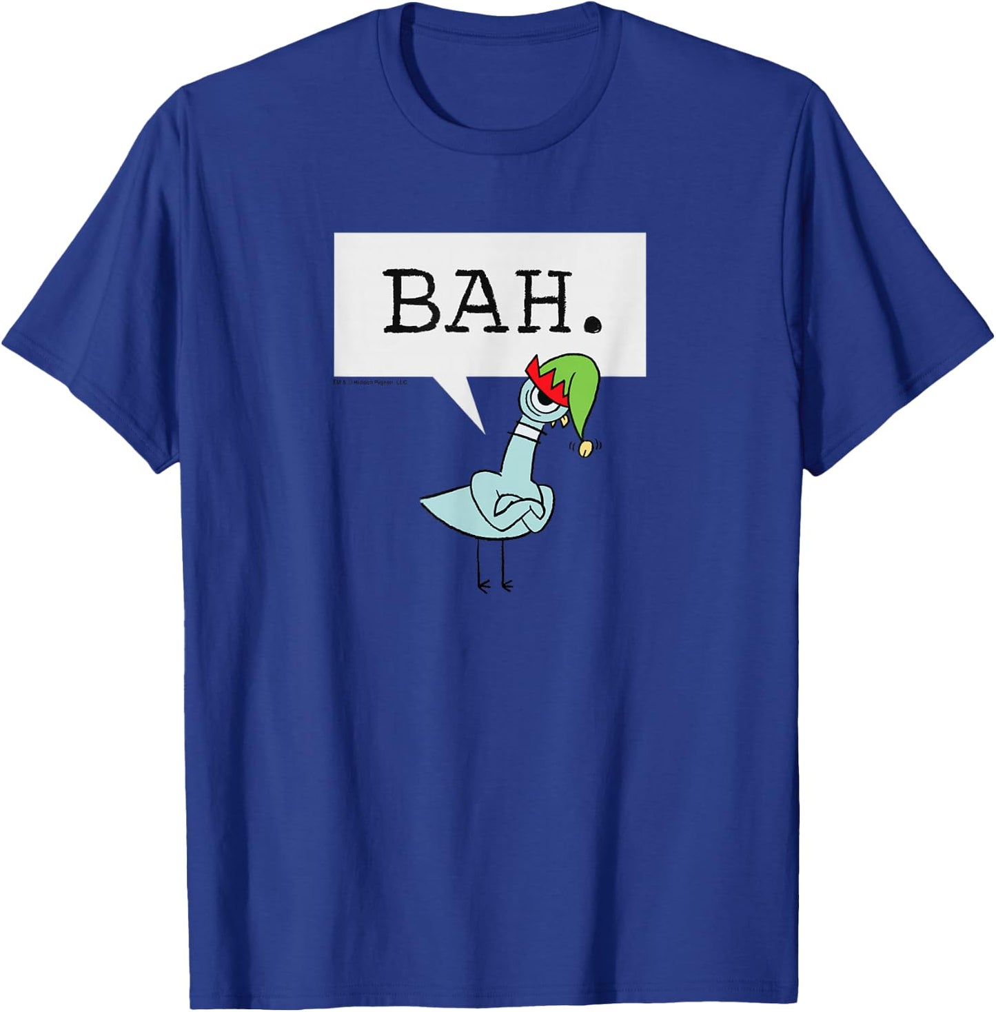 The Pigeon Bah. Christmas Pigeon T-Shirt - T-Shirt | Royal