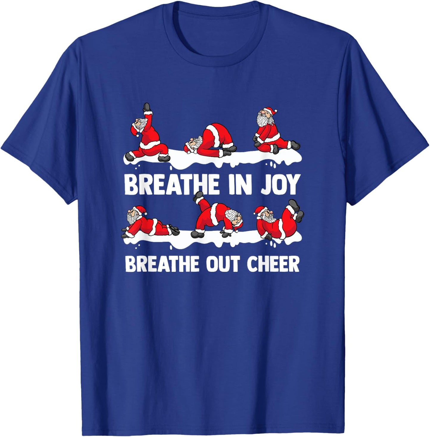 Yoga Practitioner Namasleigh Xmas Meditation Christmas Yoga T-Shirt - T-Shirt | Royal