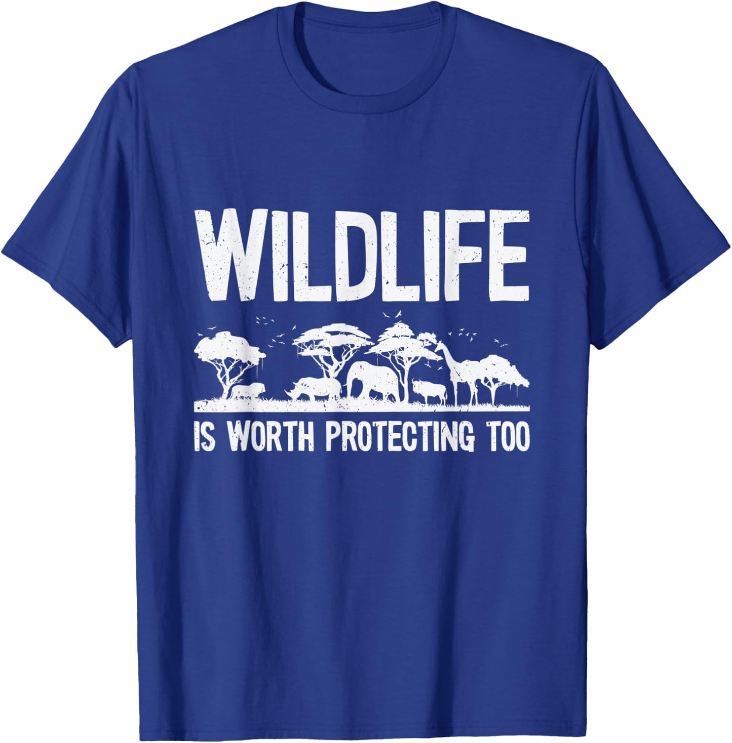 World Wildlife Day Animal Protection Wildlife Conservation T-Shirt - T-Shirt | Royal