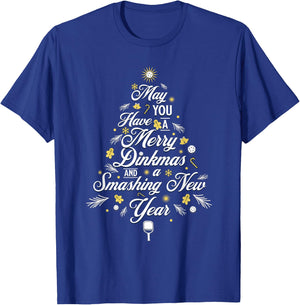 Have A Merry Dinkmas Smashing New Year Pickleball Tree Xmas T-Shirt - T-Shirt | Royal
