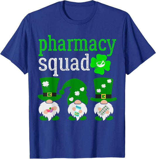 Funny Pharmacy Squad Pharmacist St Patrick's Day T-Shirt - T-Shirt | Royal