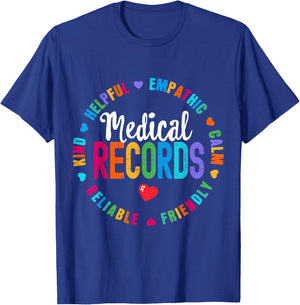 Medical Records Squad Life For Appreciation Week T-Shirt - T-Shirt | Royal