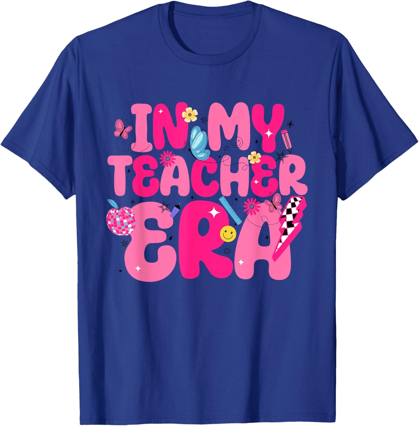 In My Teacher Era First Day Of School Back To School Retro Women T-Shirt - T-Shirt | Royal