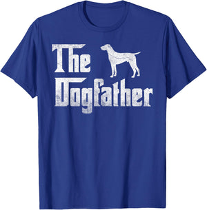 Pointers The Dogfather Funny Father Dog Lover Gift Men T-Shirt - T-Shirt | Royal