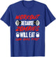Gym Humor Workout Because Zombies Will Eat Slow Ones First T-Shirt - T-Shirt | Royal