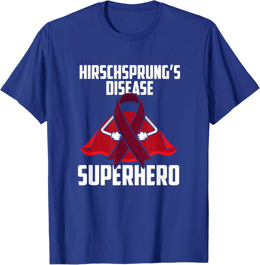 Hirschsprung’s Disease Superhero Survivor Warrior Fighter T-Shirt - T-Shirt | Royal