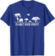 Planet Over Profit Wildlife Safari Protect Environment T-Shirt - T-Shirt | Royal