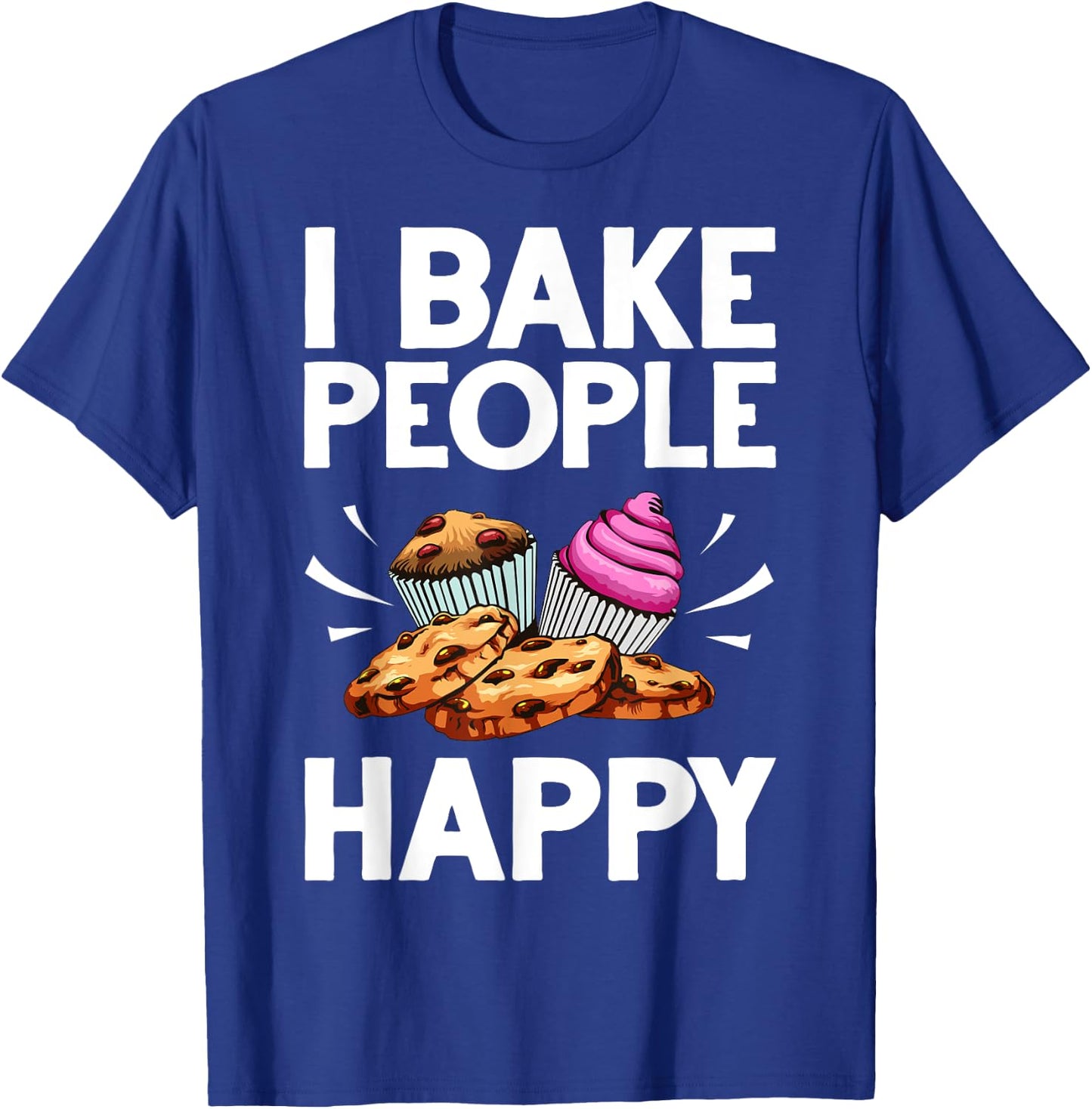 Funny Baker Gift Women Food Cake Baking Pastry Chef T-Shirt - T-Shirt | Royal