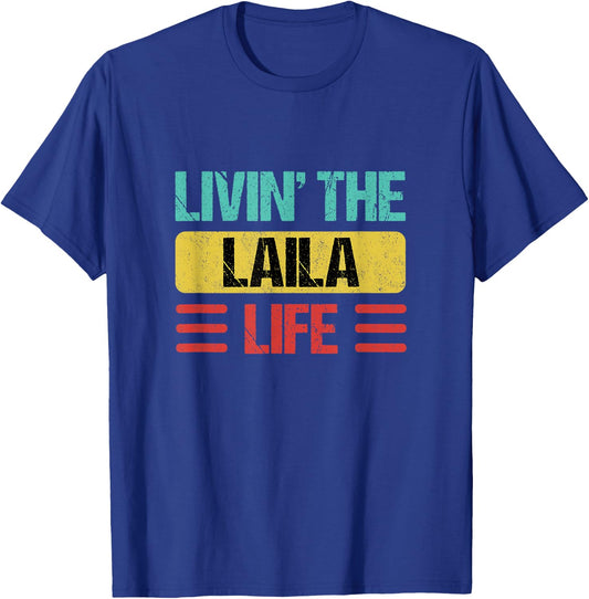 Laila Name Shirts & Gifts Laila Name - -Adults, Black, Small T-Shirt - T-Shirt | Royal