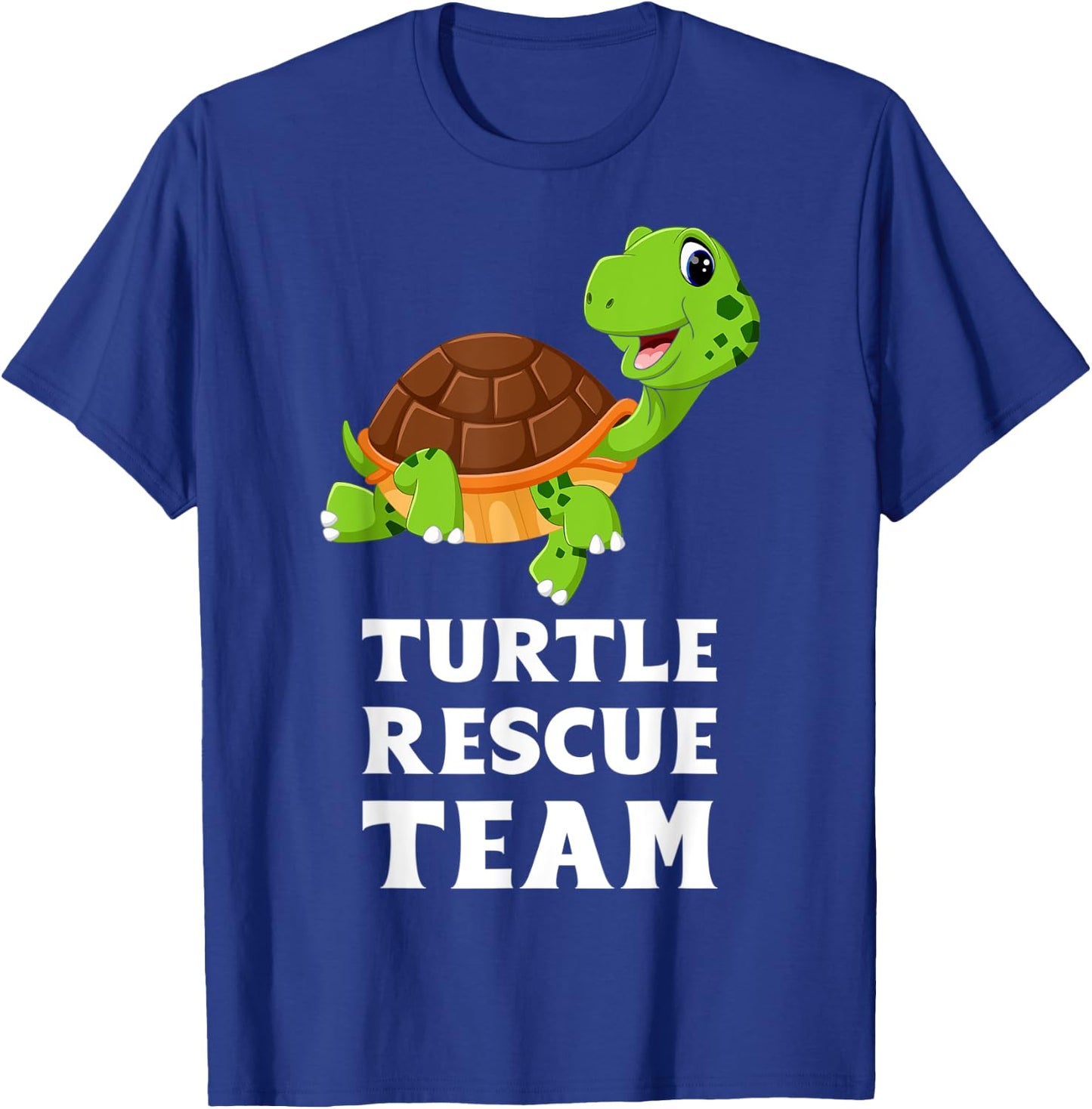 Turtle Rescue Team Cute Pet Tortoise T-Shirt - T-Shirt | Royal