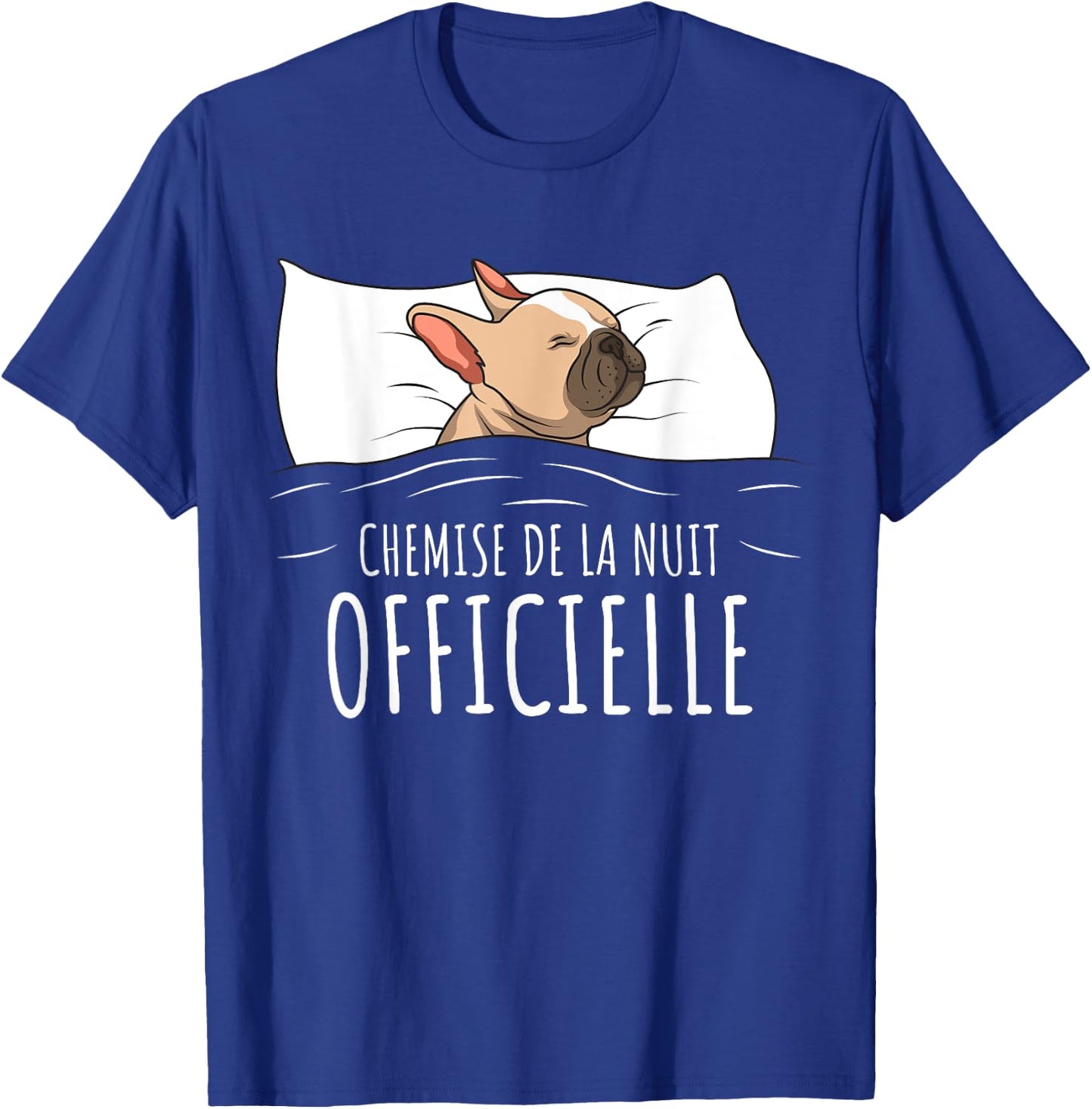 Official French Bulldog Nightshirt Pyjamas Women Kids T-Shirt - T-Shirt | Royal