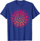 Sacred Geometry Mandala Design Art Lover Spiritual Graphic T-Shirt - T-Shirt | Royal