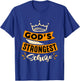 Gods Strongest Schizo Mental Health Awareness Mental Health T-Shirt - T-Shirt | Royal