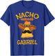 Nacho Average Gabriel Personalized Name Funny Taco T-Shirt - T-Shirt | Royal