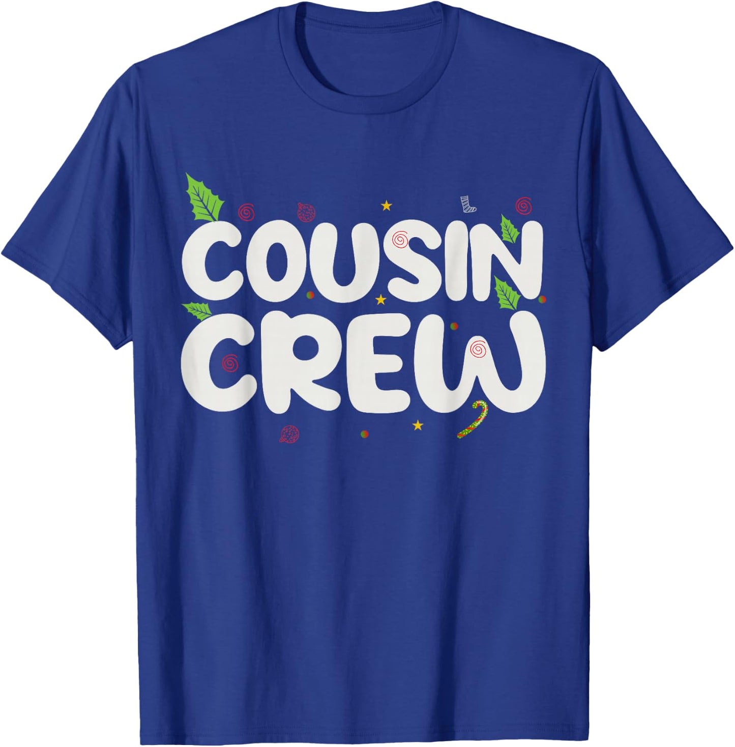 Cousin Crew Christmas T-Shirt - T-Shirt | Royal