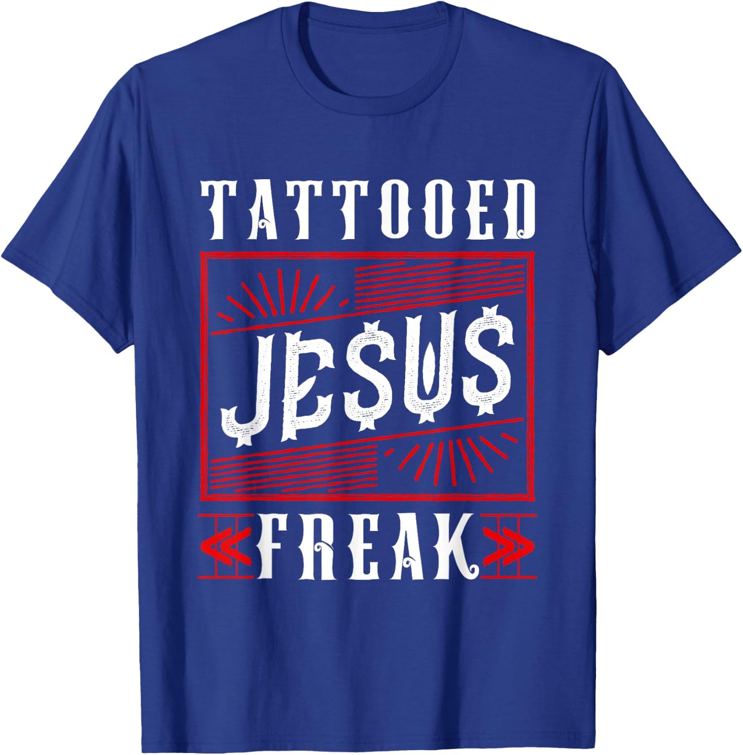Tattooed Jesus Freaks Tattoo T-Shirt - T-Shirt | Royal
