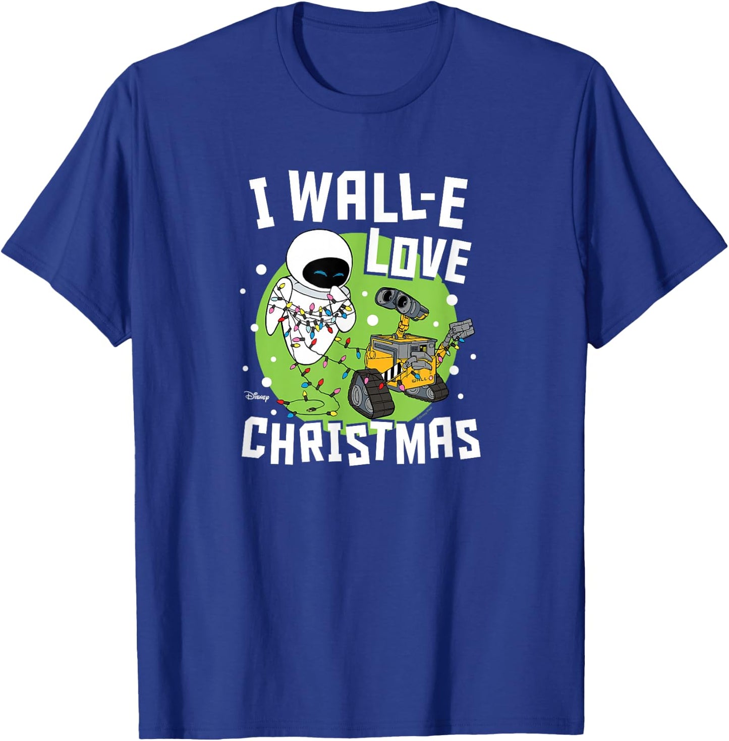 Disney Wall-E - Love Christmas T-Shirt - T-Shirt | Royal