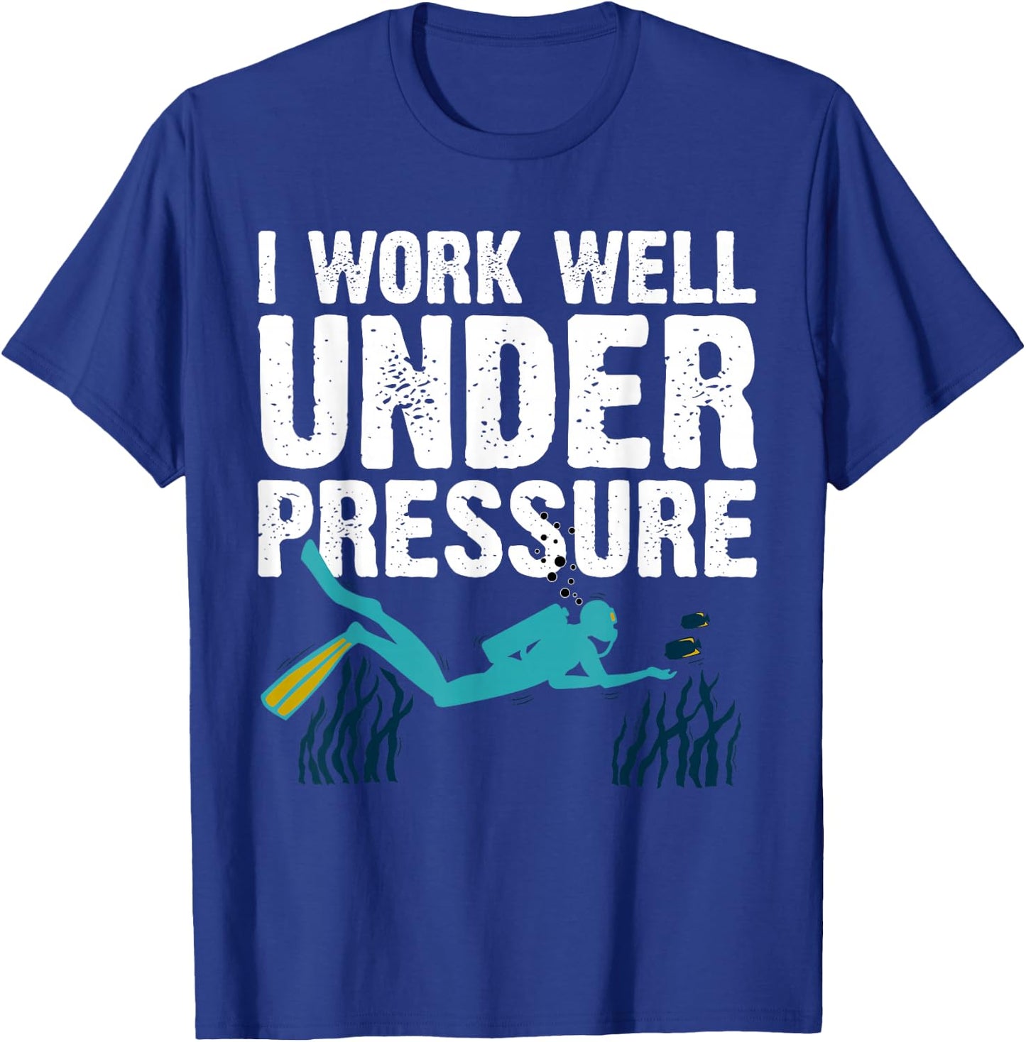 Cool Scuba Diving Women Ocean Scuba Diver Snorkeling T-Shirt - T-Shirt | Royal