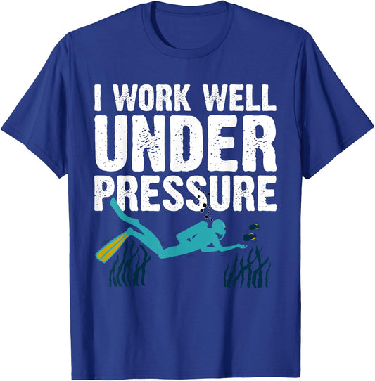Cool Scuba Diving Women Ocean Scuba Diver Snorkeling T-Shirt - T-Shirt | Royal