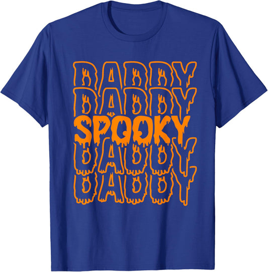 Halloween Dad shirt Spooky Daddy Vibes Funny Dad Halloween T-Shirt - T-Shirt | Royal