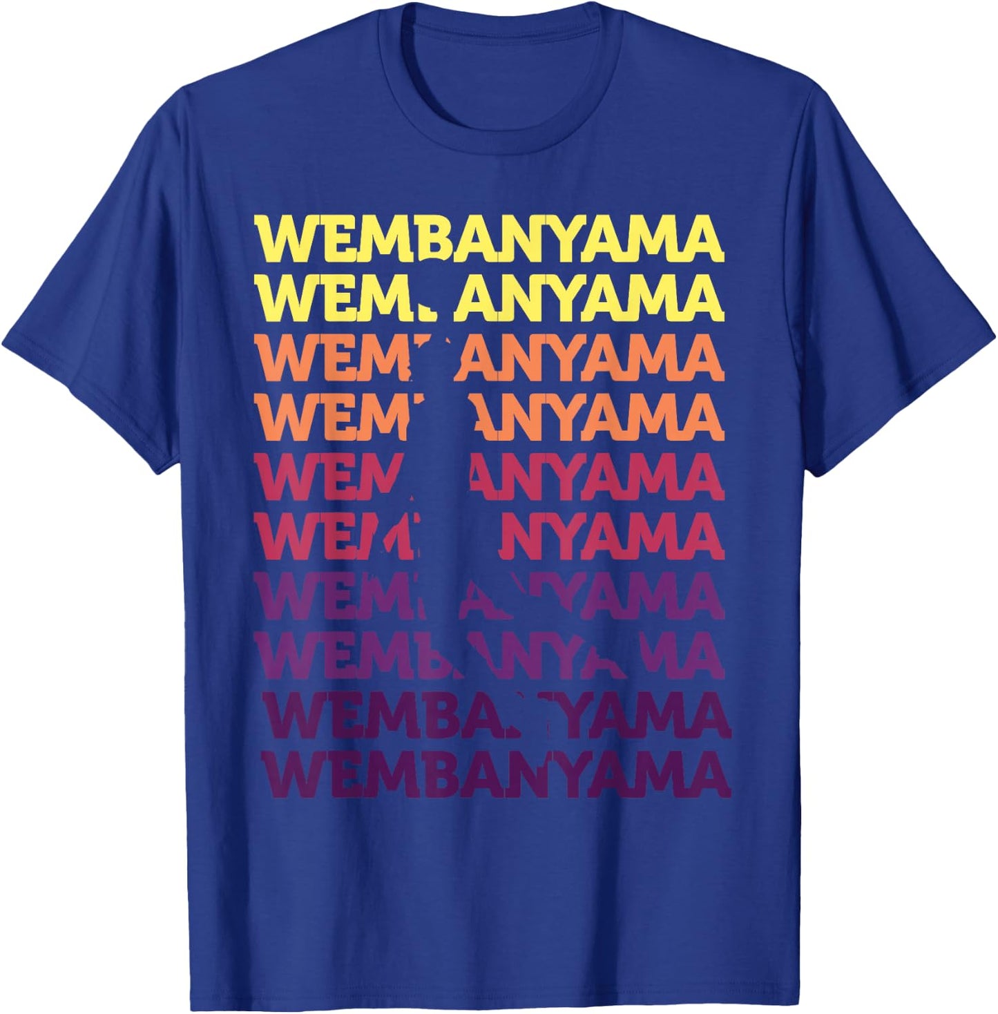Wembanyama Basketball Amazing Gift Fan T-Shirt - T-Shirt | Royal