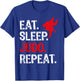Eat Sleep Judo Repeat Judo Player Funny T-Shirt - T-Shirt | Royal