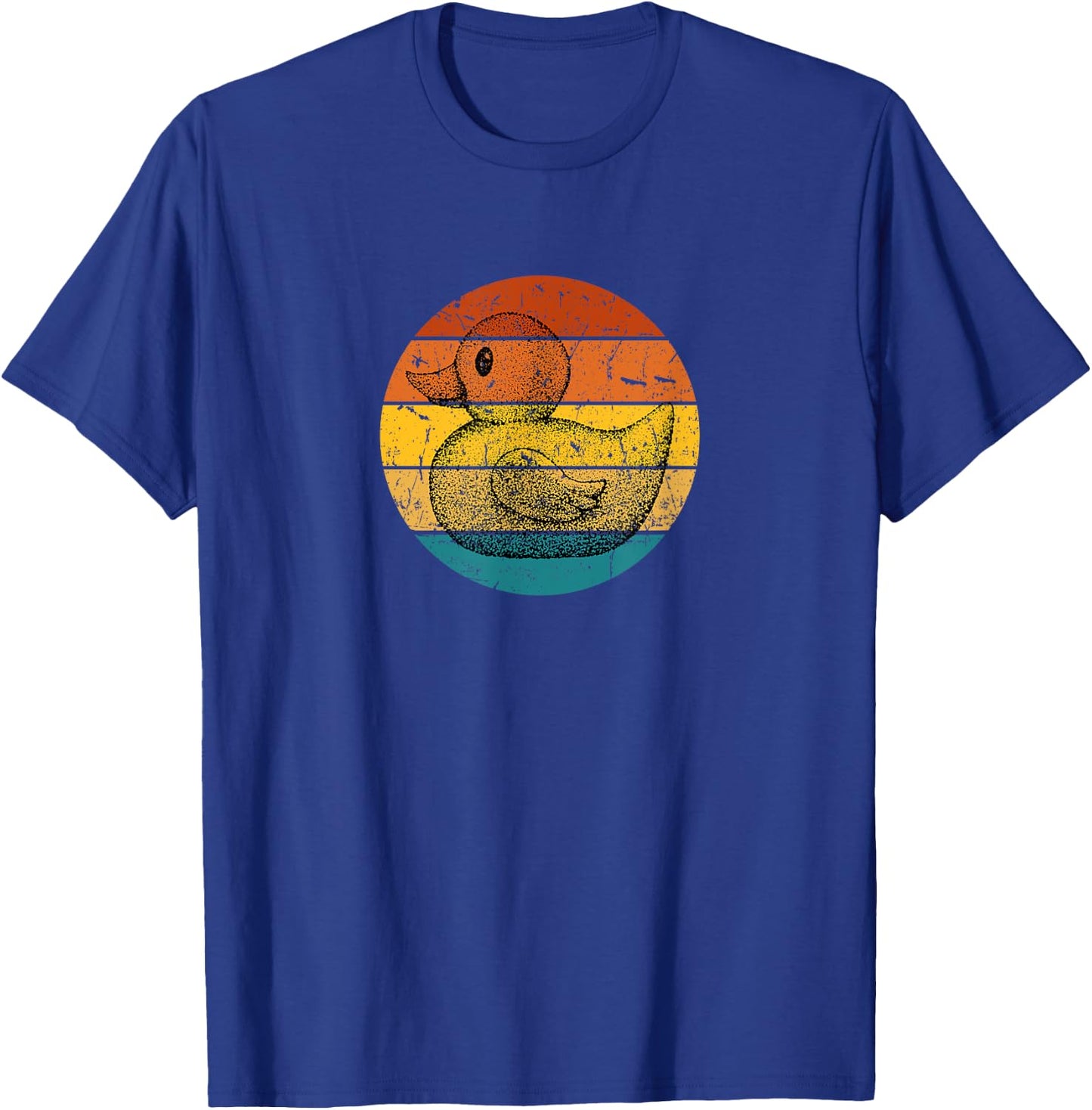 Duck Duck Retro Rubber Ducky Funny Meme T-Shirt - T-Shirt | Royal