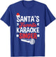 Santa's Favorite Karaoke Singer Christmas Karaoke T-Shirt - T-Shirt | Royal