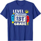 First Day Of 1st Grade Level Unlocked Game Back To School T-Shirt - T-Shirt | Royal