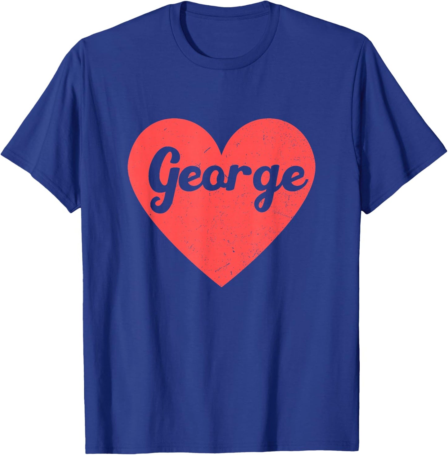 I Heart George - First Names and Hearts, I Love George T-Shirt - T-Shirt | Royal