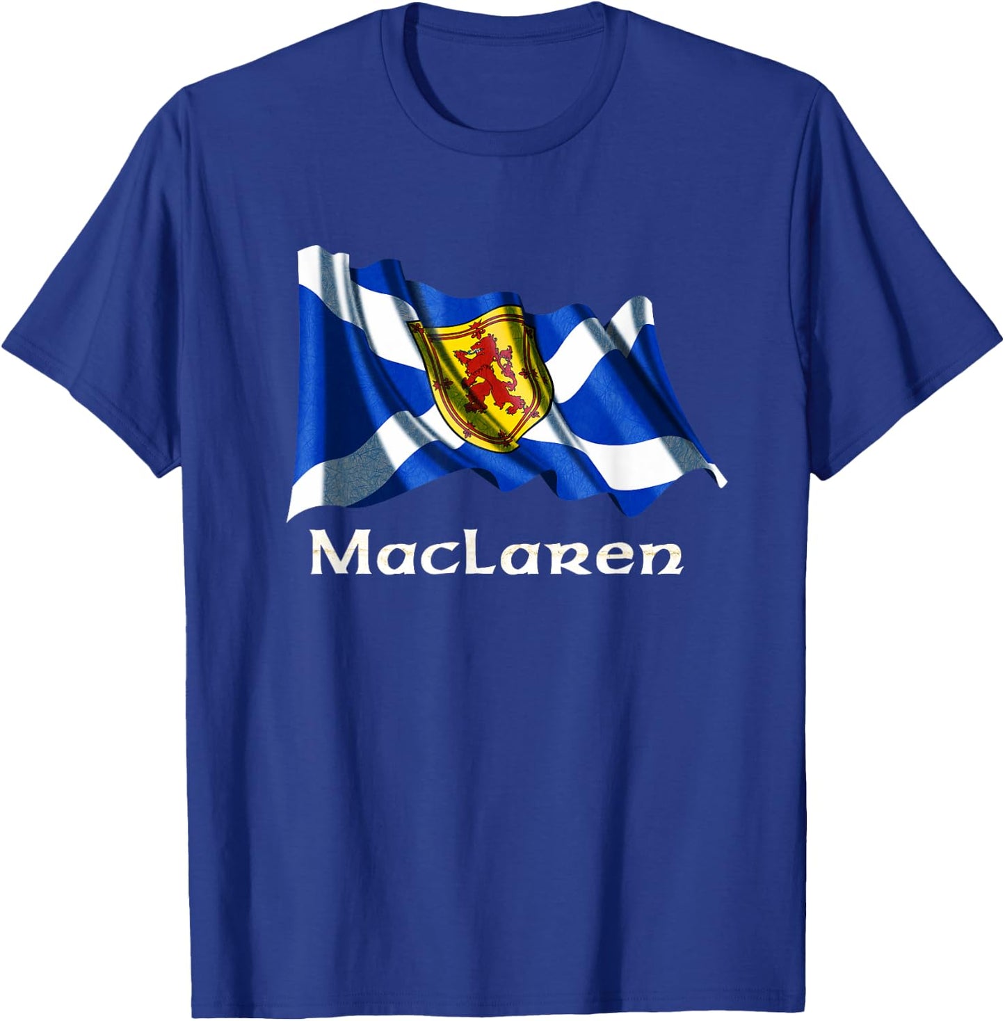 Scottish Flag Clan MacLaren Lion Rampant Scotland Flag T-Shirt - T-Shirt | Royal