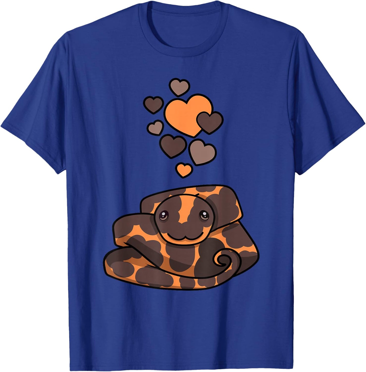 Kenyan Sand Boa With Hearts T-Shirt - T-Shirt | Royal