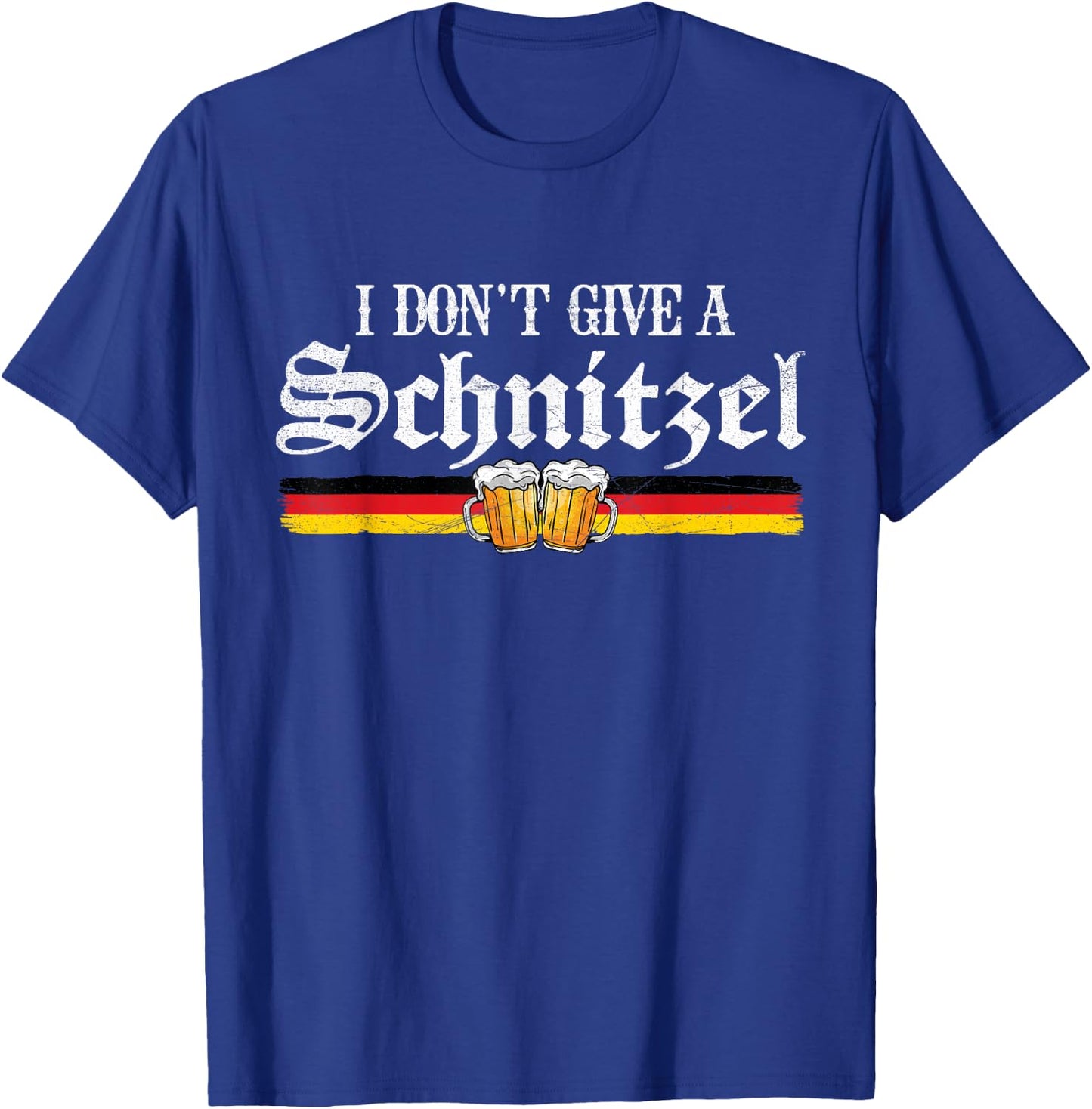 I Dont Give A Schnitzel Funny Oktoberfest German Men Women T-Shirt - T-Shirt | Royal