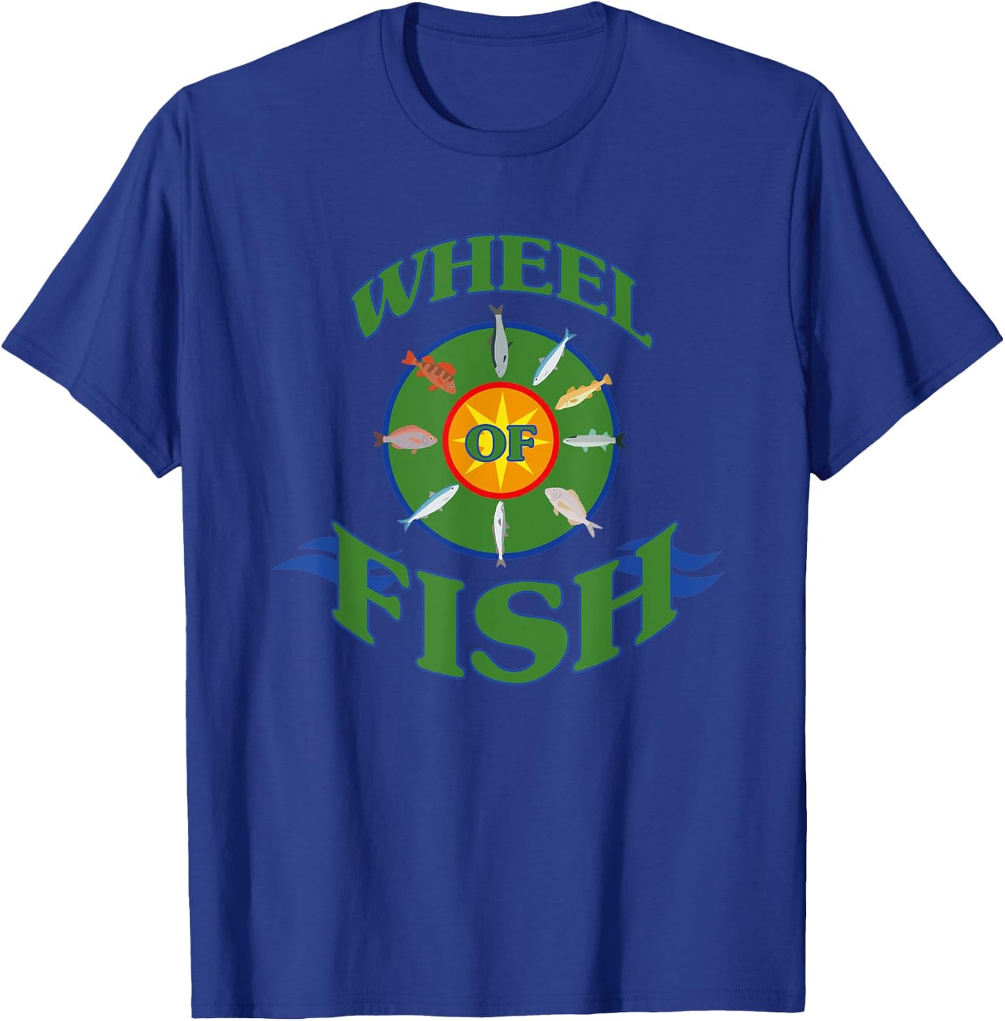 Wheel of Fish T-Shirt - T-Shirt | Royal