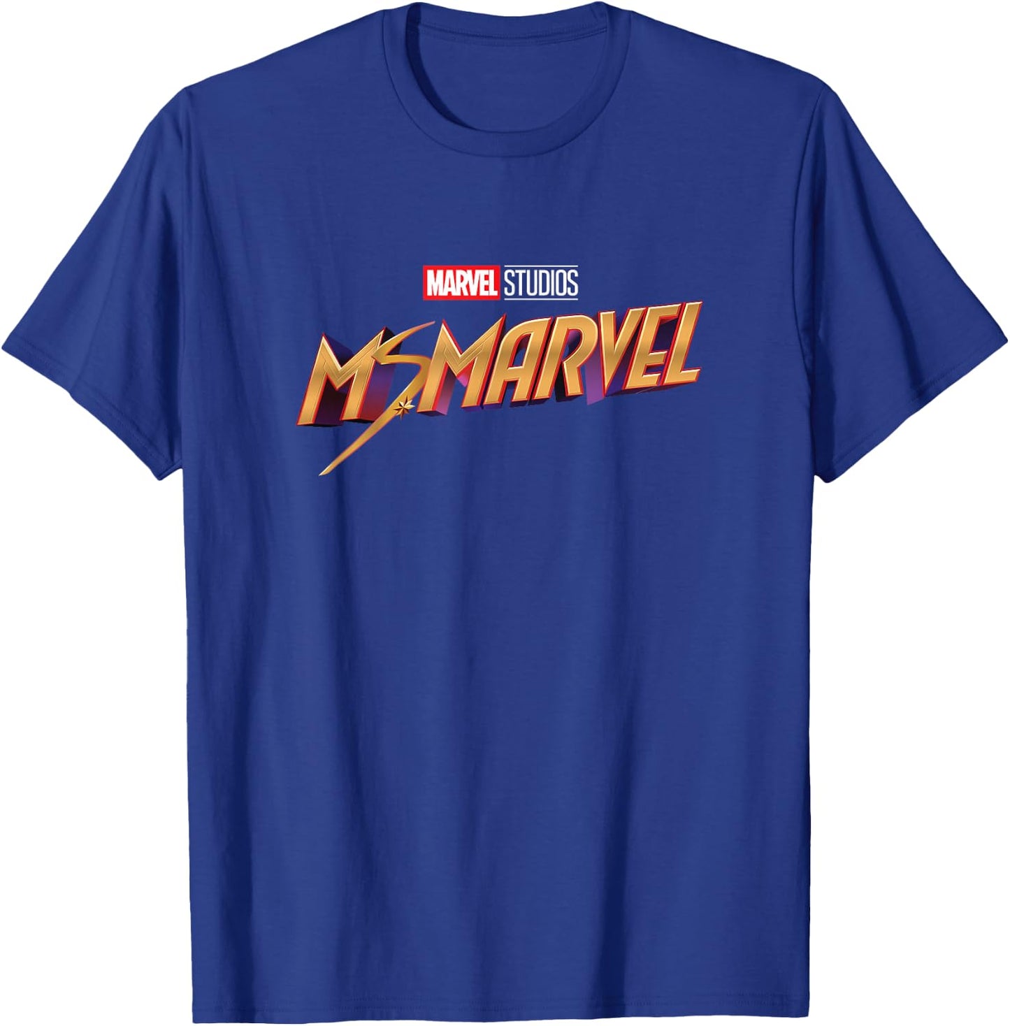 Marvel Ms. Marvel Series Logo T-Shirt - T-Shirt | Royal