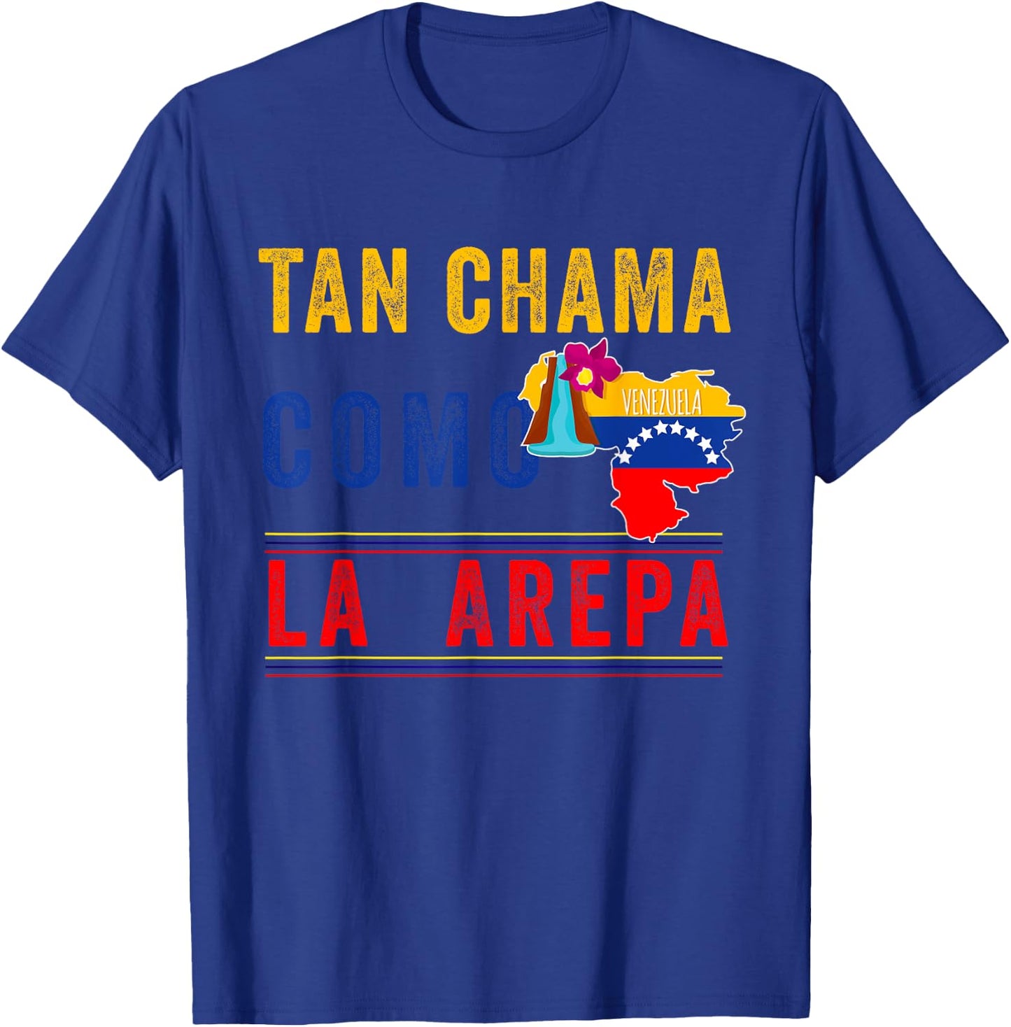 Venezuela Flag Pride Bandera Venezolana Camiseta Arepa Mujer T-Shirt - T-Shirt | Royal