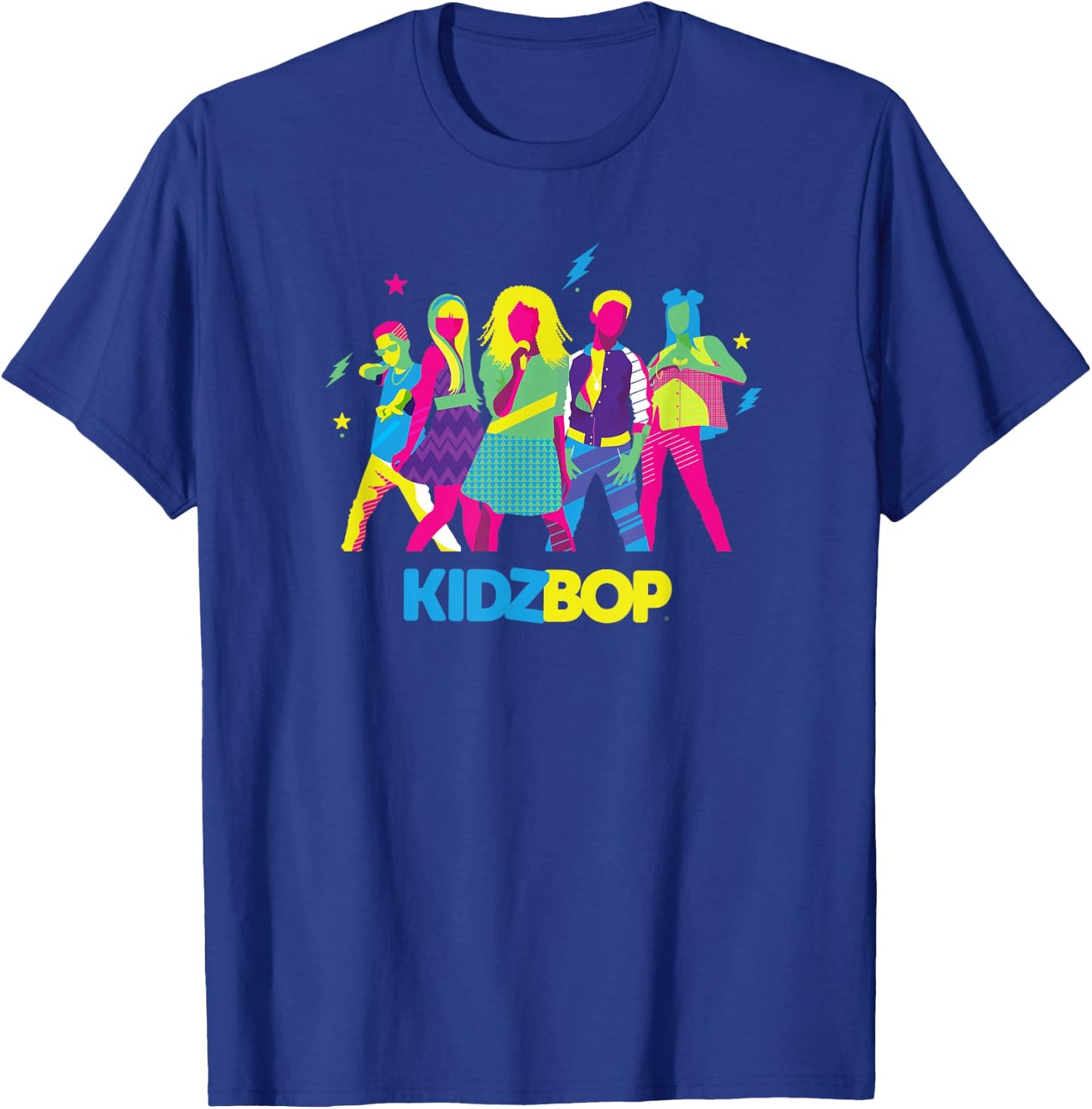 KIDZ BOP - Pop Star Silhouette (Group) T-Shirt - T-Shirt | Royal