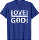 Love God And Love People Christian Fairly Jesus Faith T-Shirt - T-Shirt | Royal