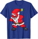 Christmas African American Santa Claus Griddy Dance T-Shirt - T-Shirt | Royal