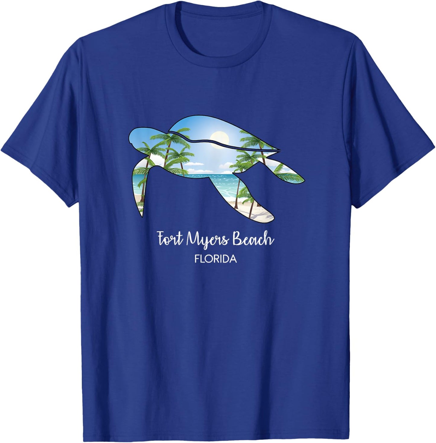 Fort Myers Beach Souvenir or Group Vacation Gift T-Shirt - T-Shirt | Royal