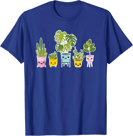 Funny Plant Merch Clothes Women Kids Kawaii Plants Succulent Gardener Plant Lover T-Shirt - T-Shirt | Royal