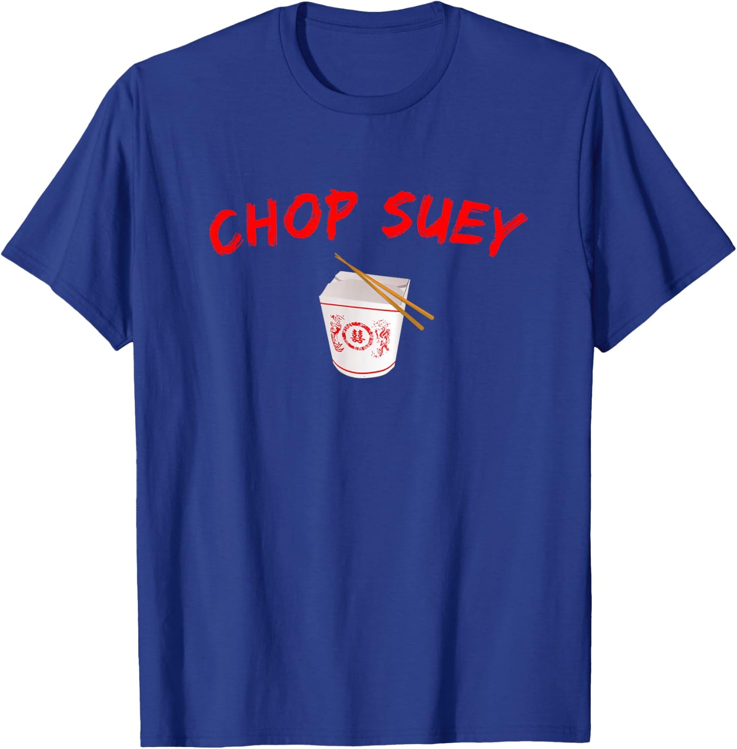 Graphic Chinese Food Apparel-Chop Suey T-Shirt - T-Shirt | Royal