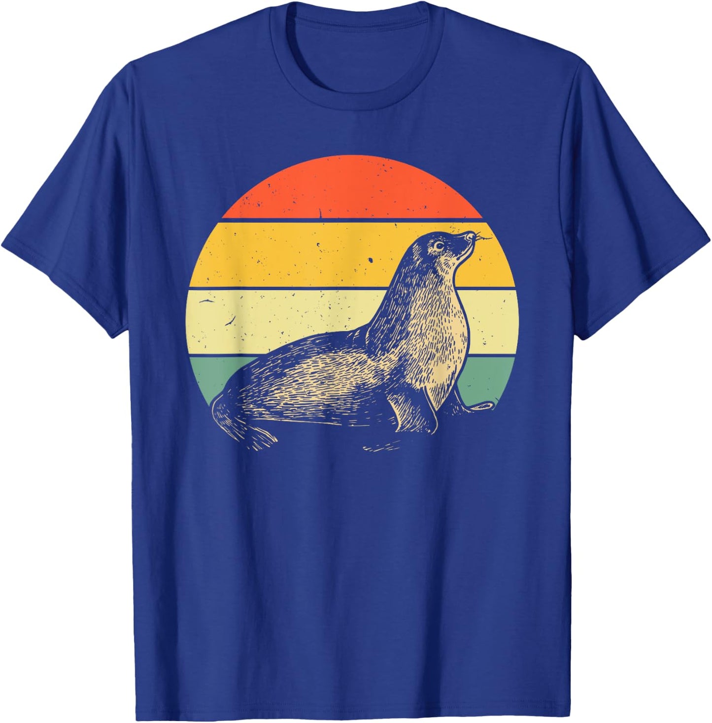 Cute Seal Women Kids Pinniped Sea Lion Seal Animal T-Shirt - T-Shirt | Royal