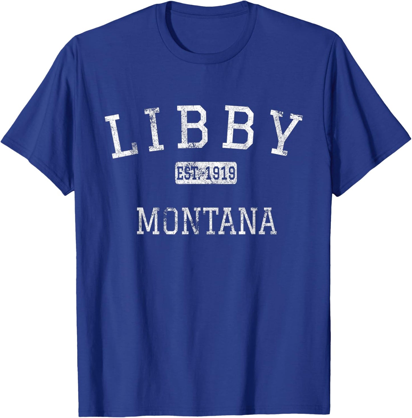 Libby Montana MT Vintage T-Shirt - T-Shirt | Royal