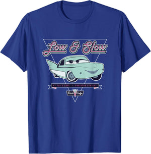 Disney and Pixar’s Cars Flo Low & Slow at Flo’s V8 Café T-Shirt - T-Shirt | Royal
