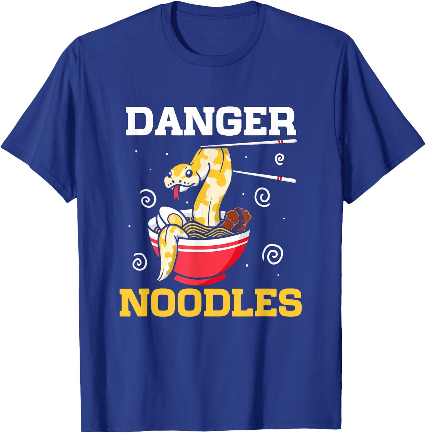 Danger Noodles Snake Owner Ball Python Reptile Snakes T-Shirt - T-Shirt | Royal