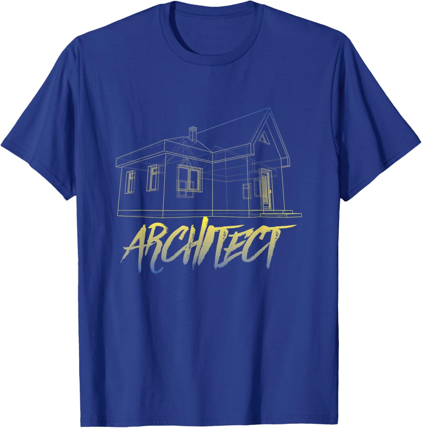 Architect House | Building Engineering | Architecture T-Shirt - T-Shirt | Royal