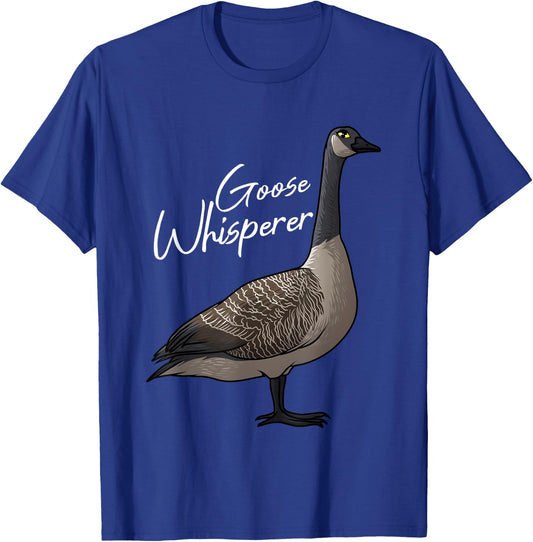 Funny Goose Designs For Toddlers Kids Farm Bird Whisperers T-Shirt - T-Shirt | Royal