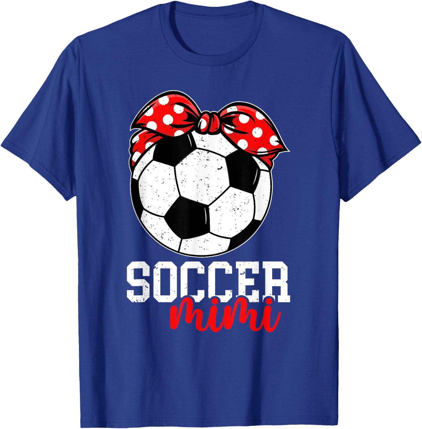 Soccer Mimi Grandma Mimi Of A Soccer Player Mimi T-Shirt - T-Shirt | Royal
