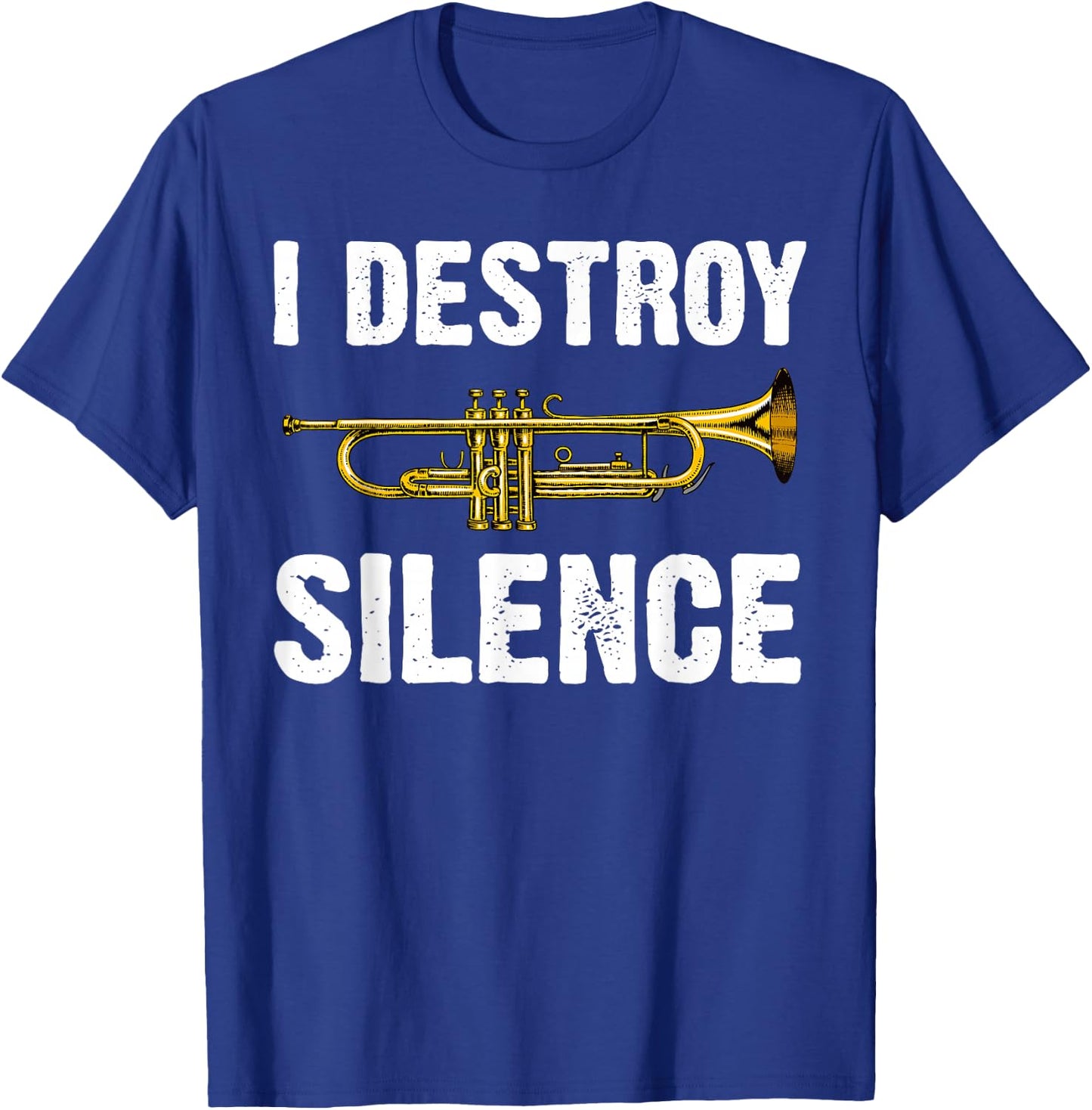 Funny Trumpet Player Art Women Trumpeter Orchestra T-Shirt - T-Shirt | Royal